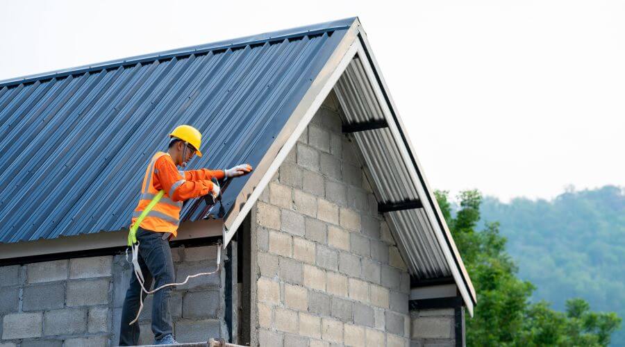 Professional gutter cleaning in Burlington, PA